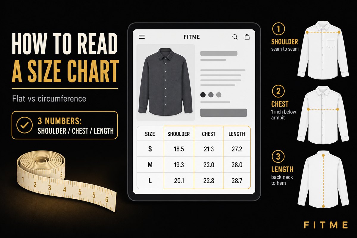How to read online size charts